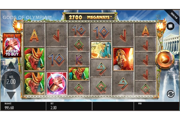 Gods Of Olympia Megaways Slot Free